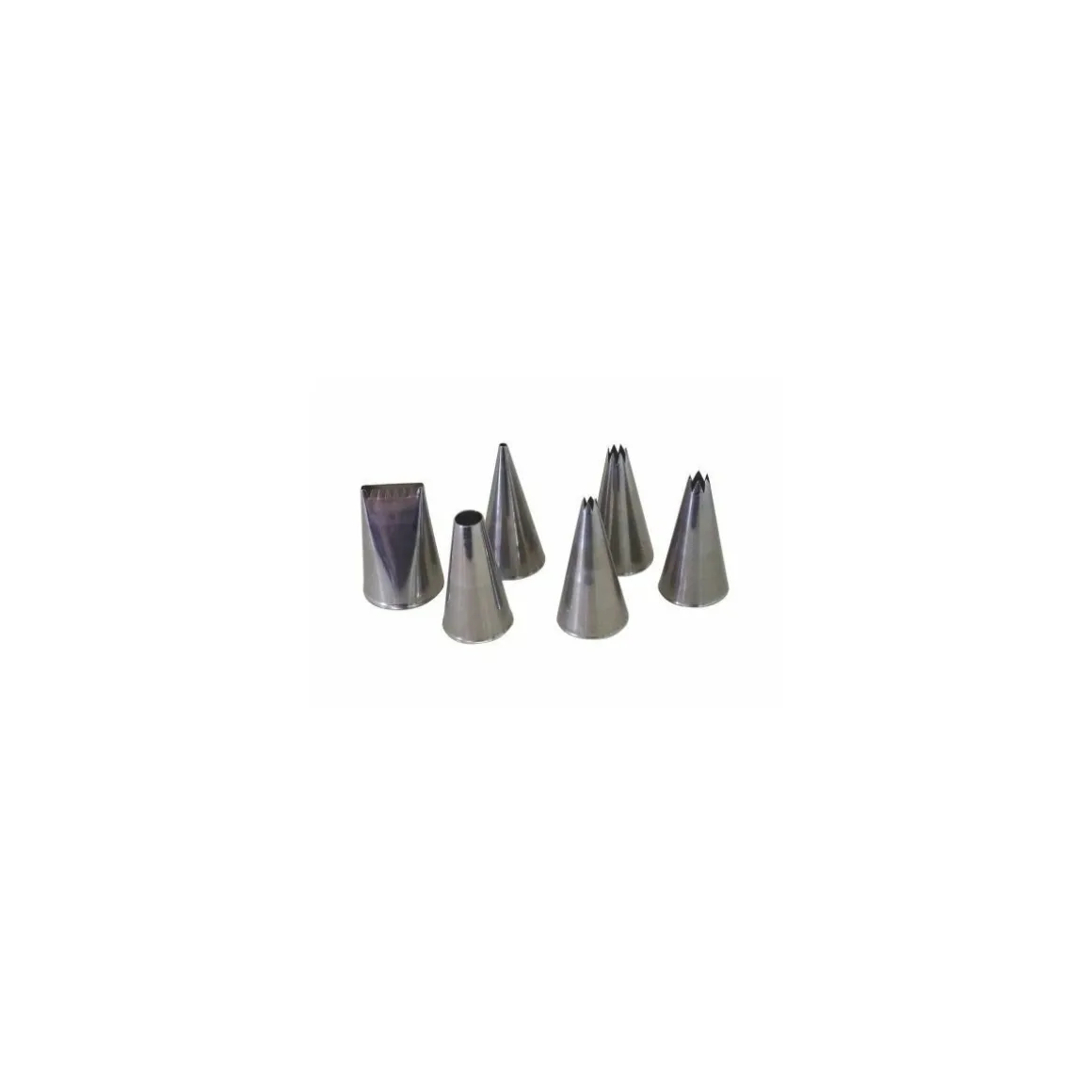 Douilles inox assorties - par 6