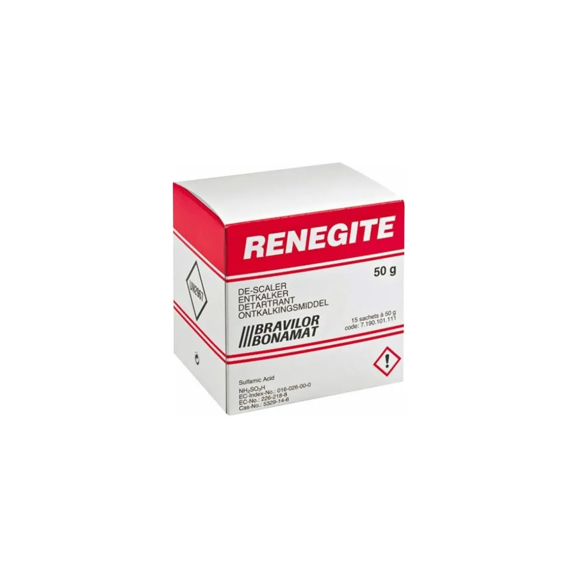 Détartrant Renegite 50 g - par 60