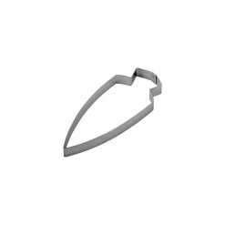 Emporte pièce inox carotte 5,5 x 14 x 1,5 cm