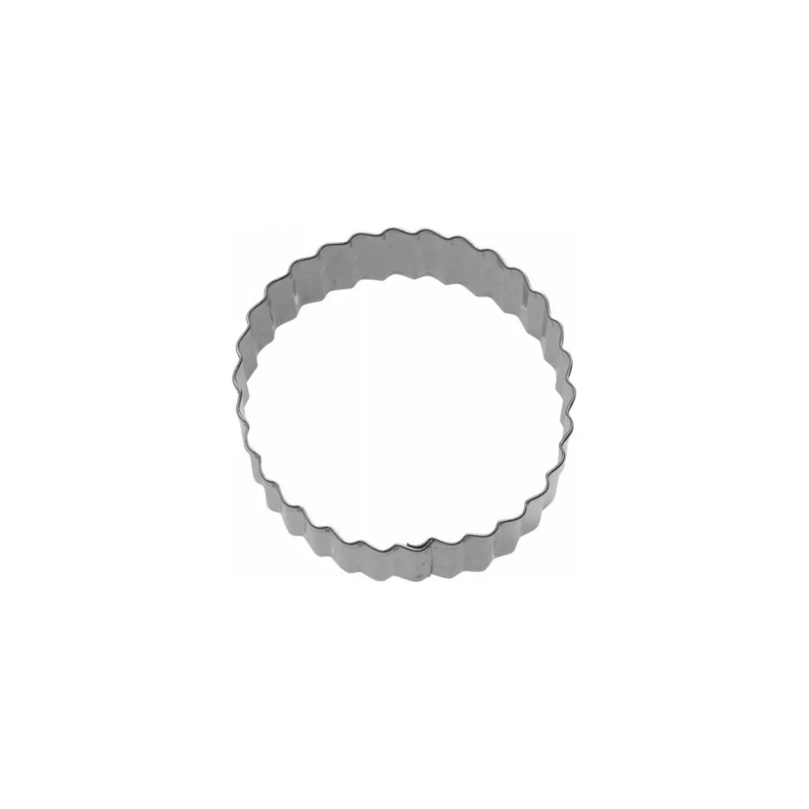Emporte pièce inox rond cannelé 4 cm, 5 cm et 6 cm- par 3