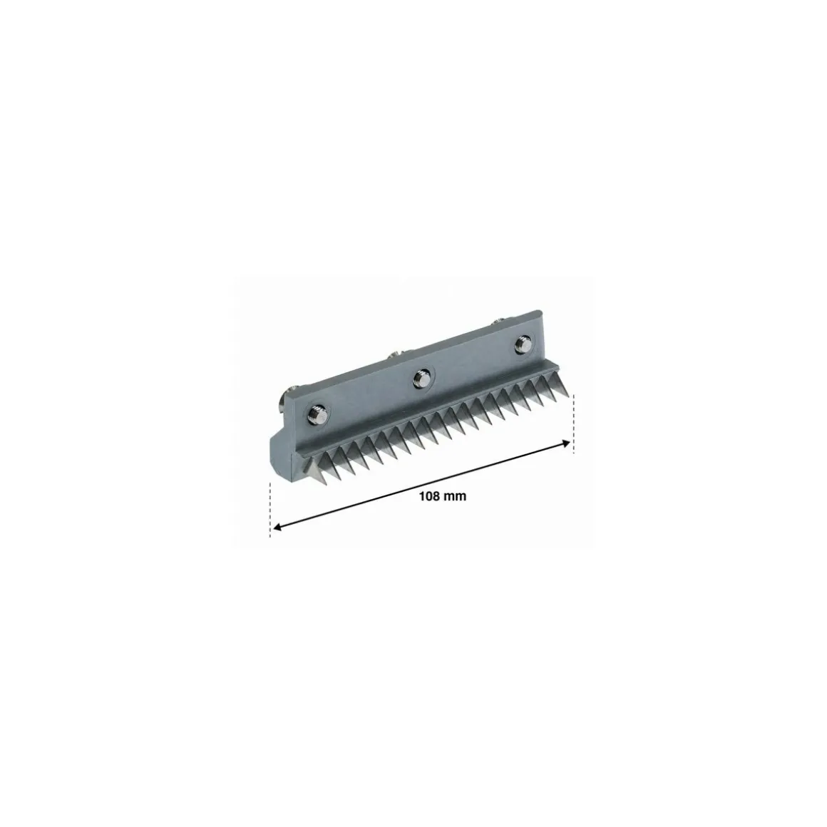 Ensemble peigne et vis pour plateau brunoise 4x4 mm