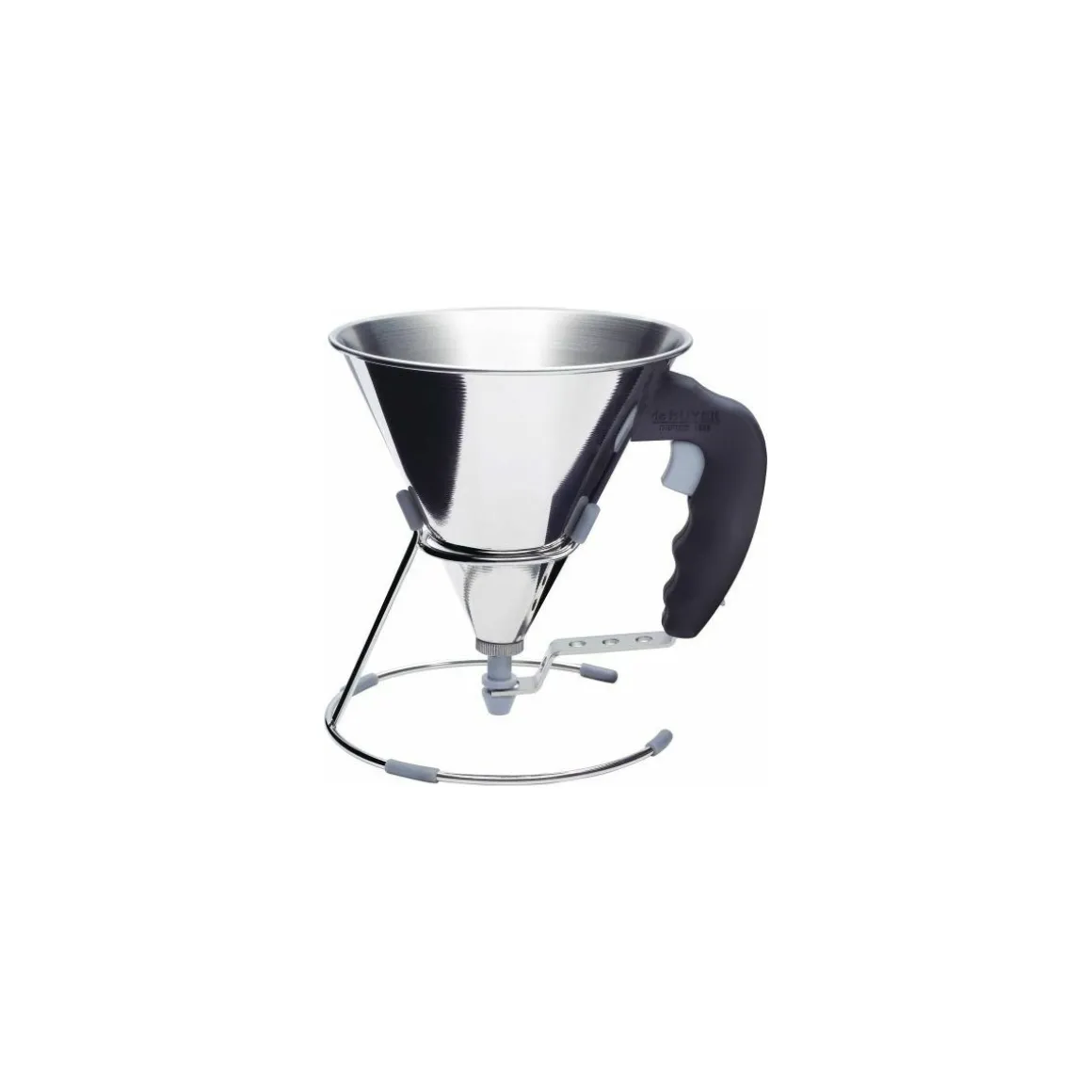 Entonnoir à piston avec support 0,8 L