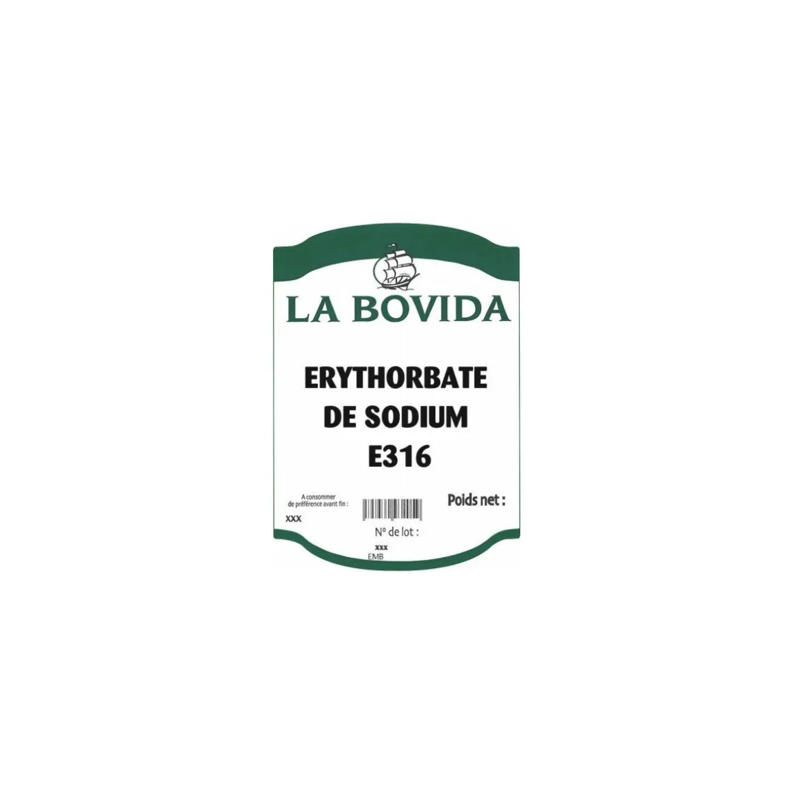 Erythorbate de sodium E316 - par 2 kg