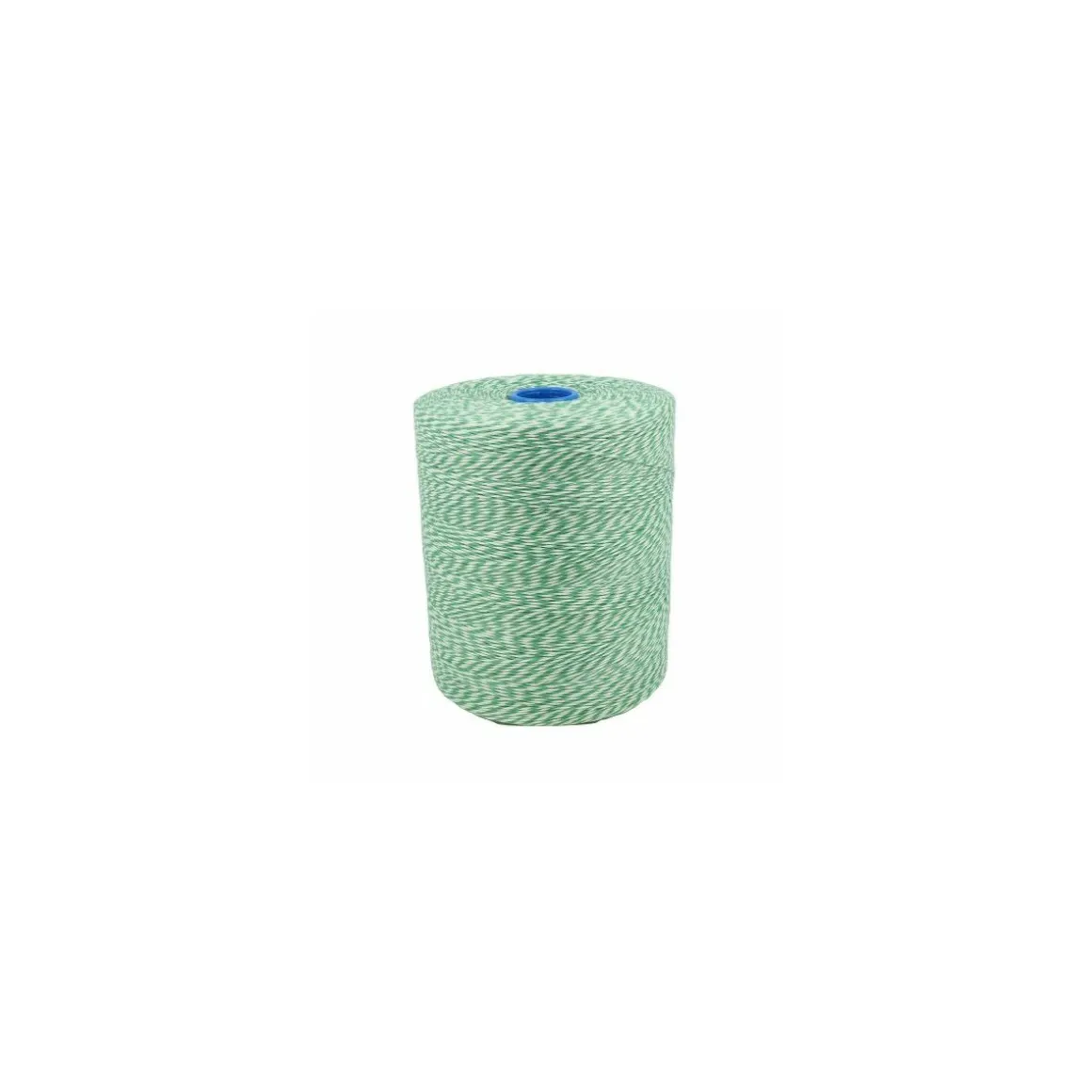 Ficelle polyester blanche et verte 3,5/2 - par 1 kg