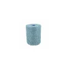 Ficelle polyester blanche et bleu 3,5/2 - par 1 kg