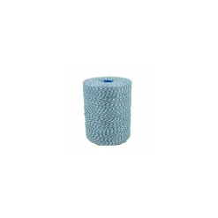Ficelle polyester blanche et bleue 2,5/1 - par 1 kg