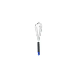 Fouet inox manche surmoulé 30 cm