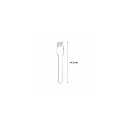 Fourchette bouleau 16,5 cm - par 100
