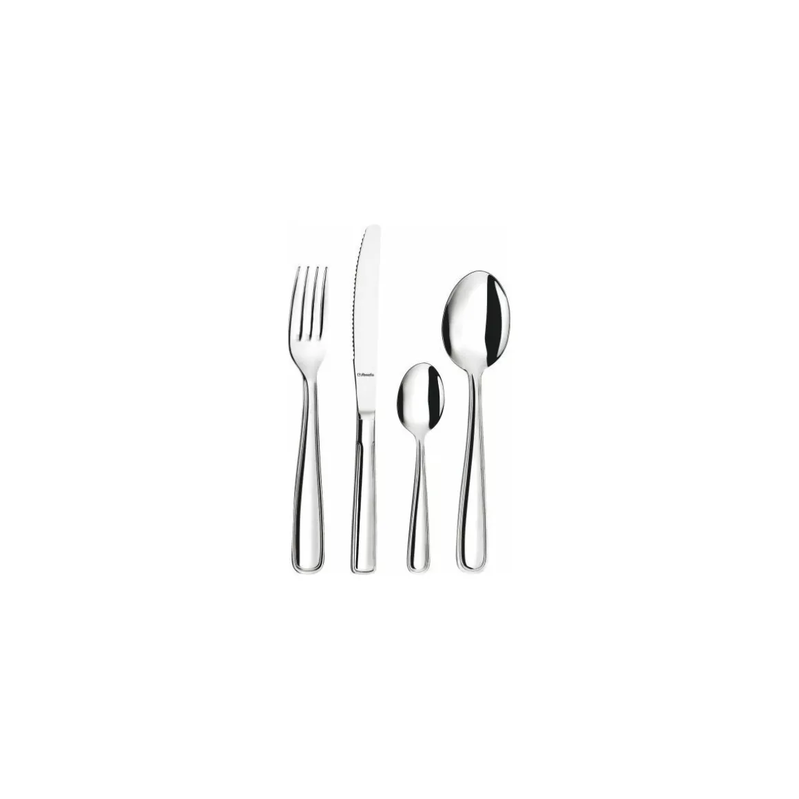 Fourchette de table inox double filet - par 12