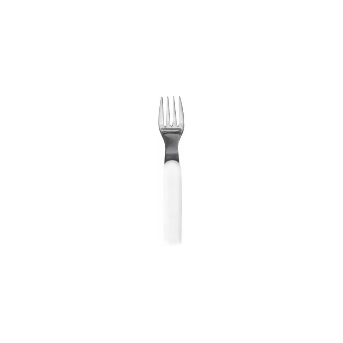Fourchette enfant ABS blanc 14 cm - par 12