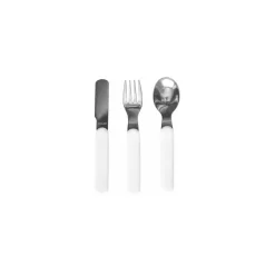 Fourchette enfant ABS blanc 14 cm - par 12