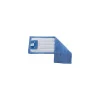 Frange plate microfibre bleue 40 x 13 cm
