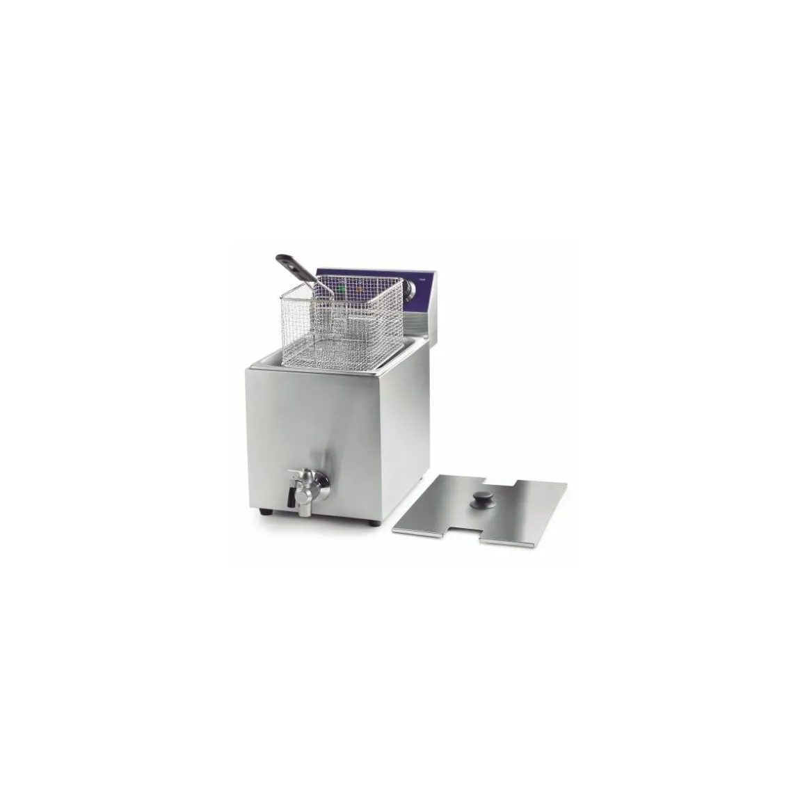 Friteuse électrique avec robinet 8 L