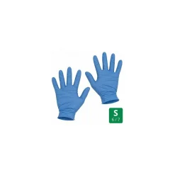 Gant nitrile bleu S - par 100