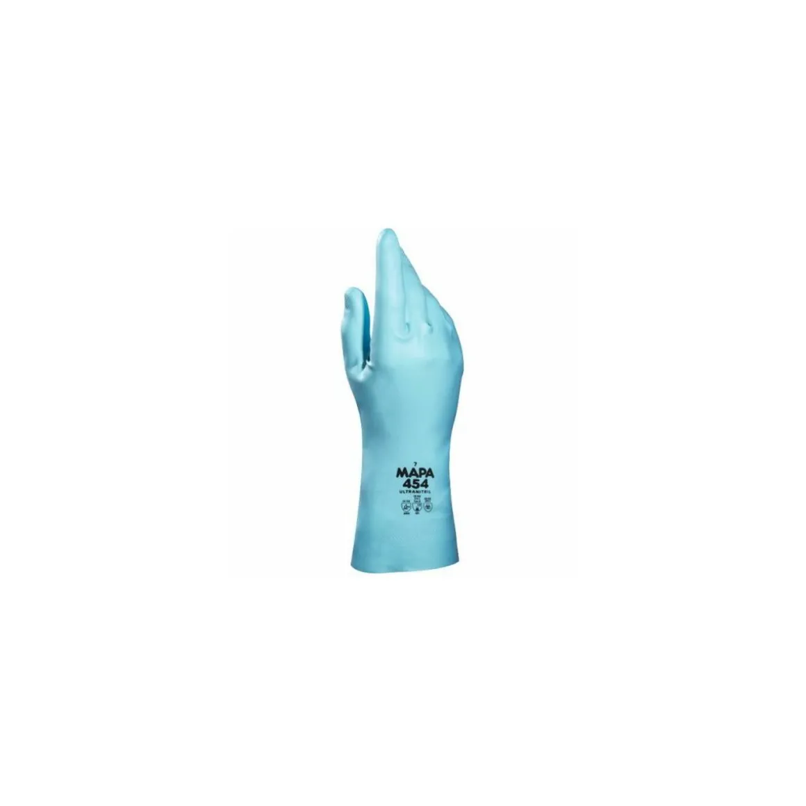 Gants de ménage hypoallergéniques ultranitril Mapa 454 T7 - par paire