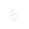 Gant vinyle blanc 8/9 L - par 100