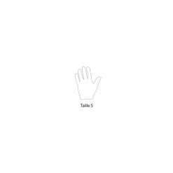 Gant vinyle blanc 6/7 S - par 100