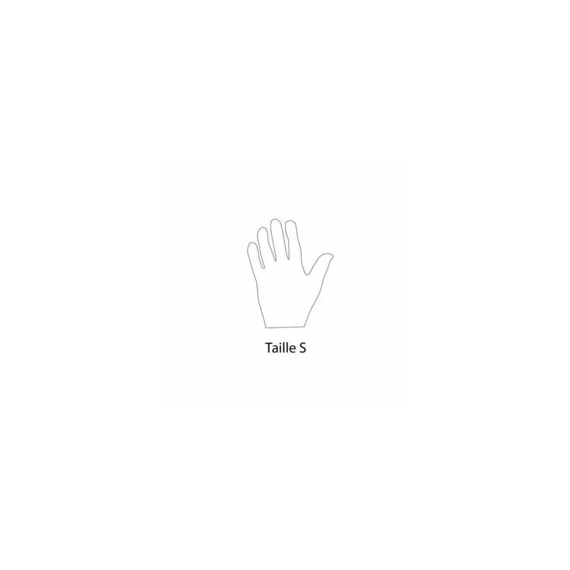 Gant vinyle blanc 6/7 S - par 100