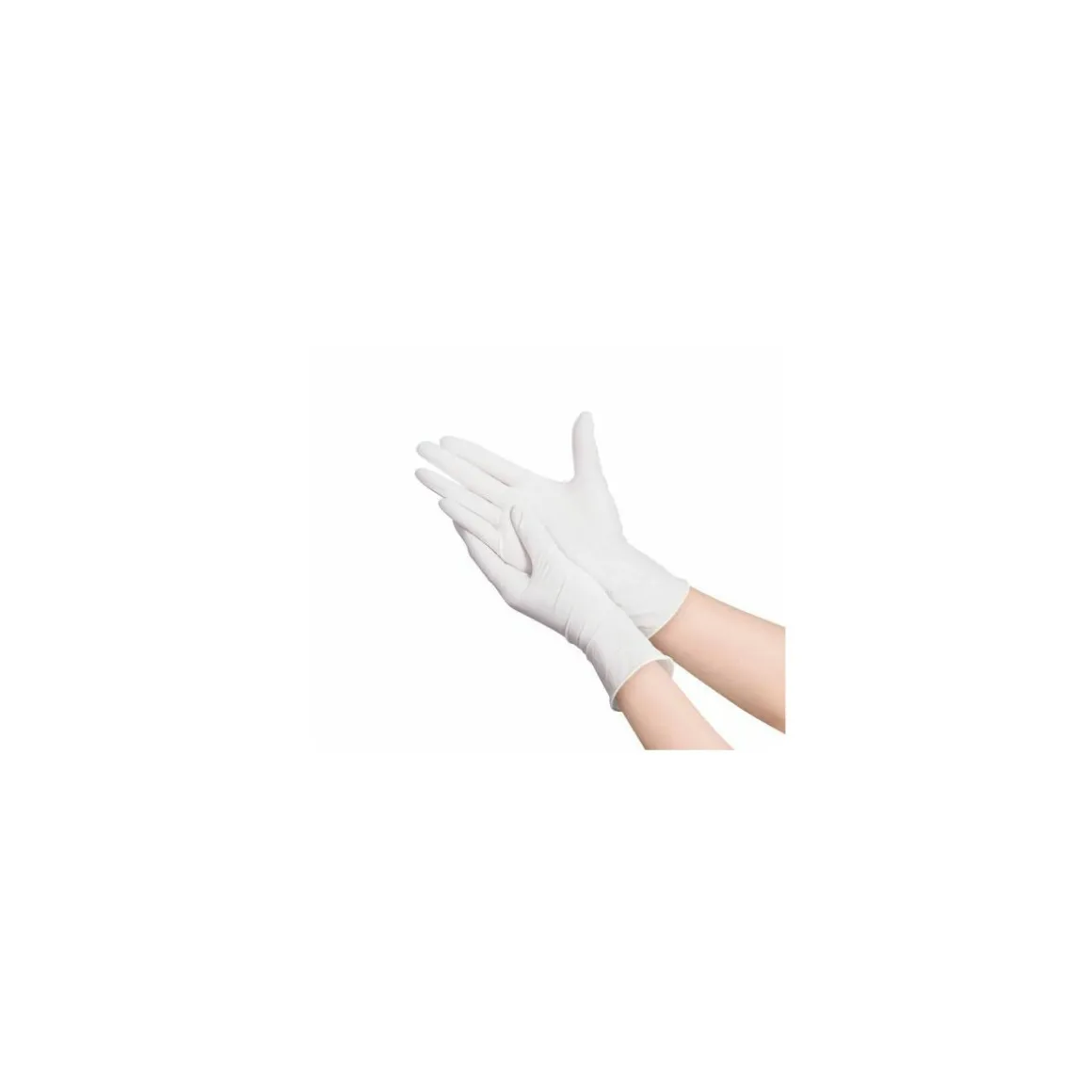 Gant vinyle blanc 6/7 S - par 100