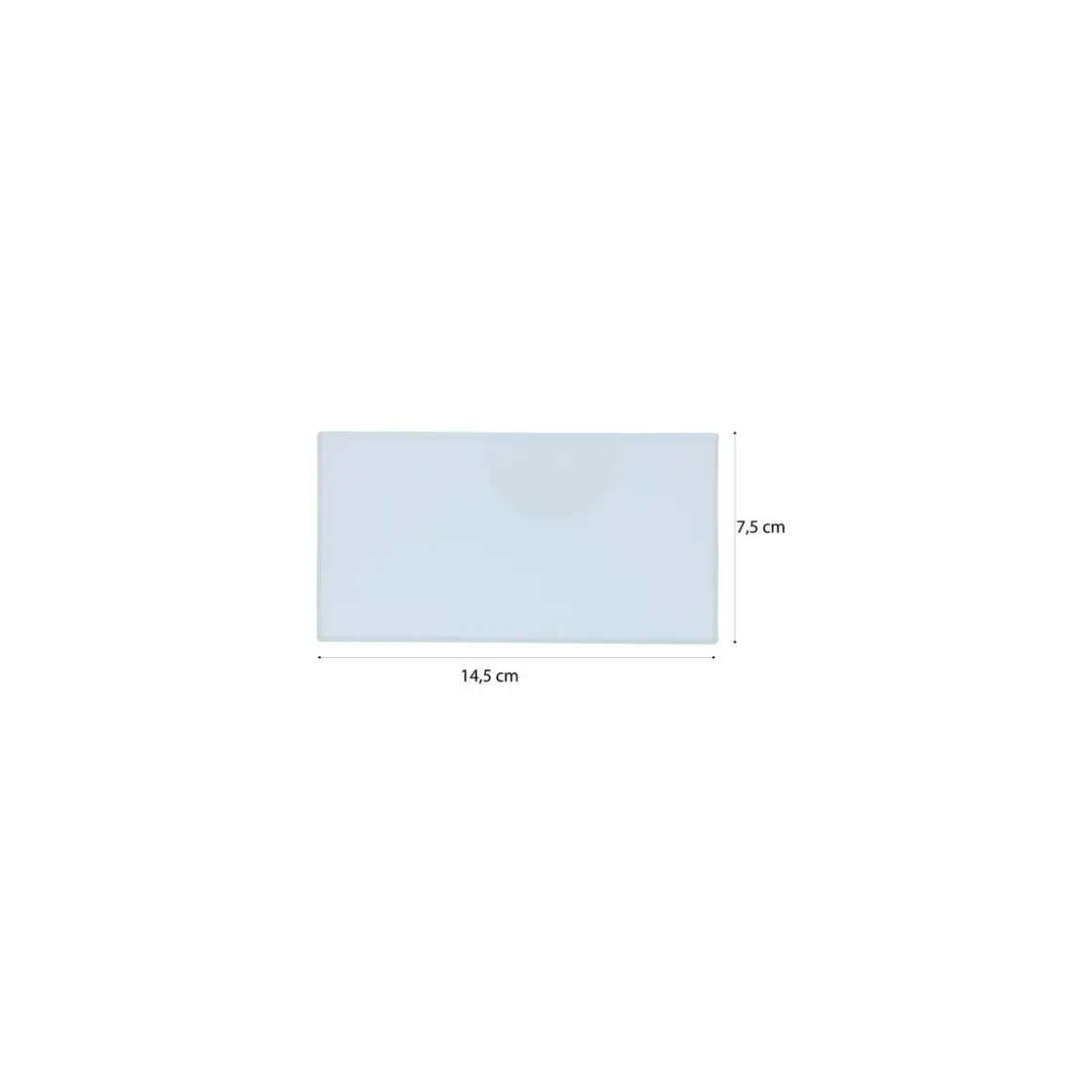 Glace protection éclairage Dorégrill 14,5 x 7,5 cm