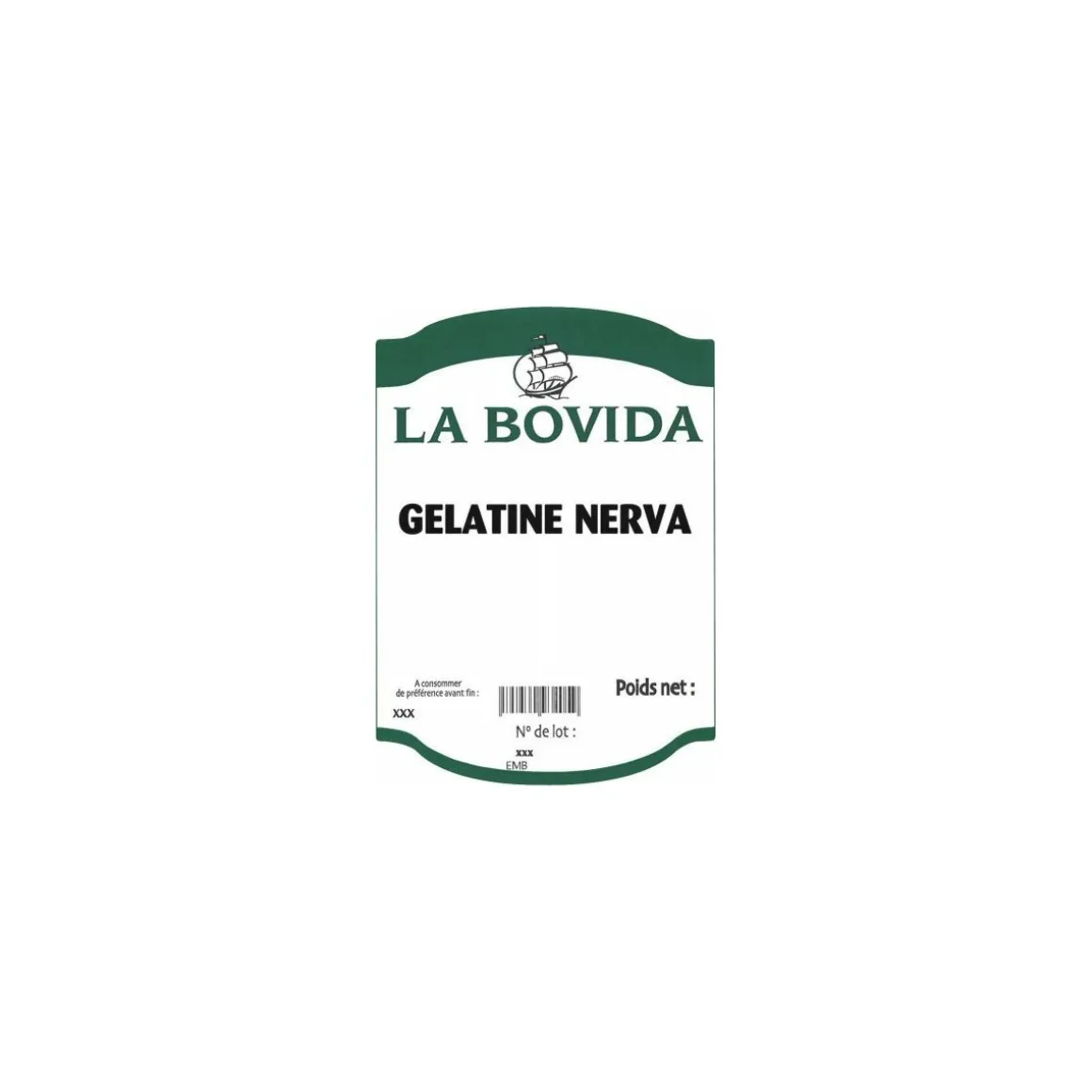 Gélatine Porcine Nerva 200 bloom - par 1 kg