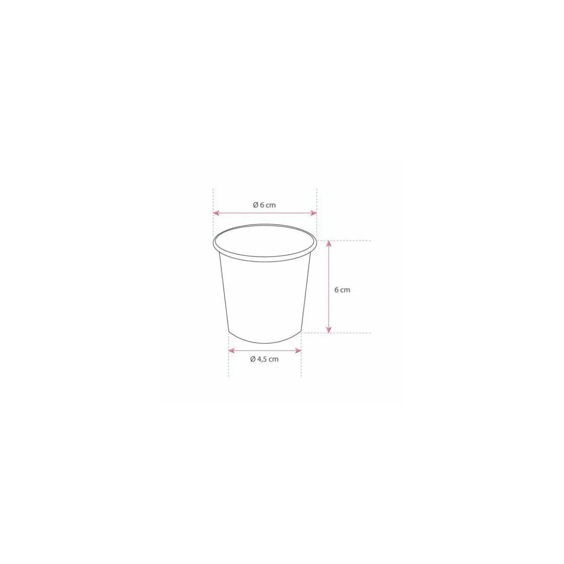 Gobelet boissons chaudes carton blanc 100 ml - par 100