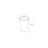 Gobelet à café en carton brun 450 ml - par 50