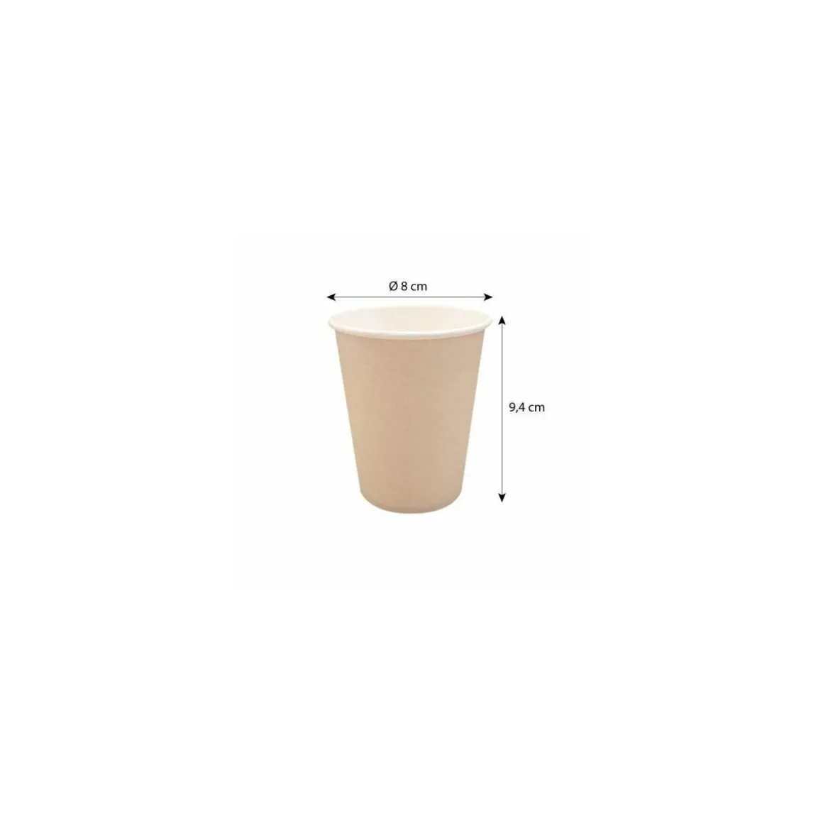 Gobelet à café en carton 22,5 cl - par 50