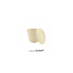 Gobelet écologique 425 ml en bagasse de canne à sucre - par 50