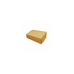 Grand coffret à frites refermable kraft brun 500 ml - par 450