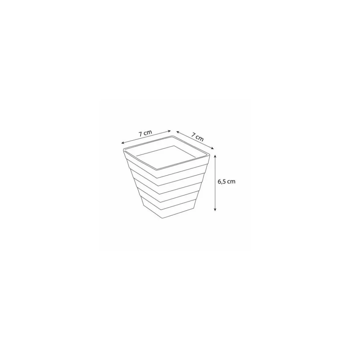 Grande verrine pyramide plastique transparente 200 ml - par 50