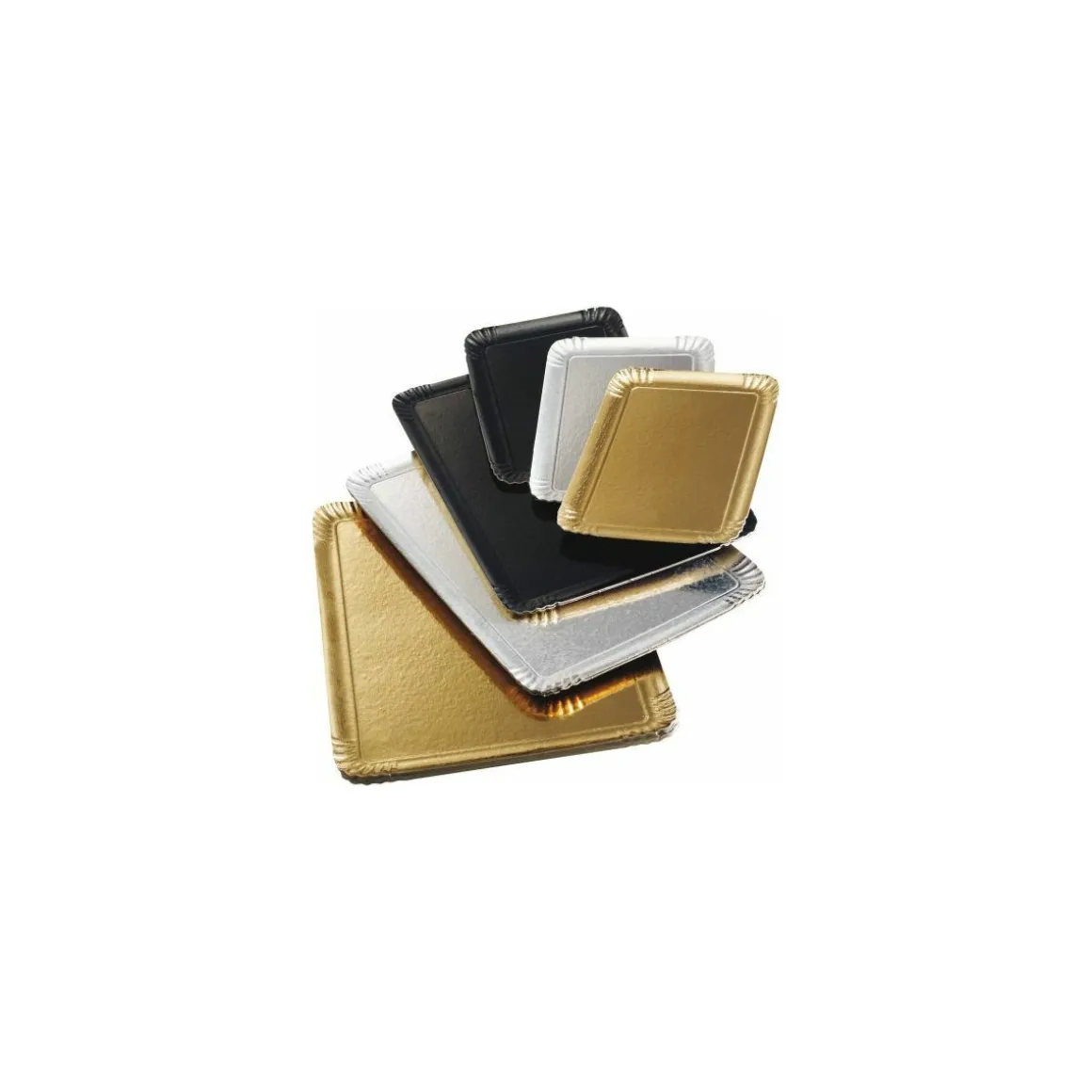 Grand plateau traiteur noir 28 x 42 cm - par 25