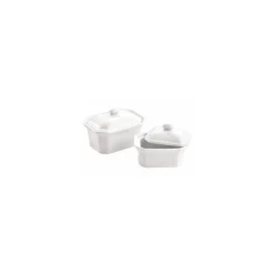 Gîte rectangulaire porcelaine 11,5 cl - par 6