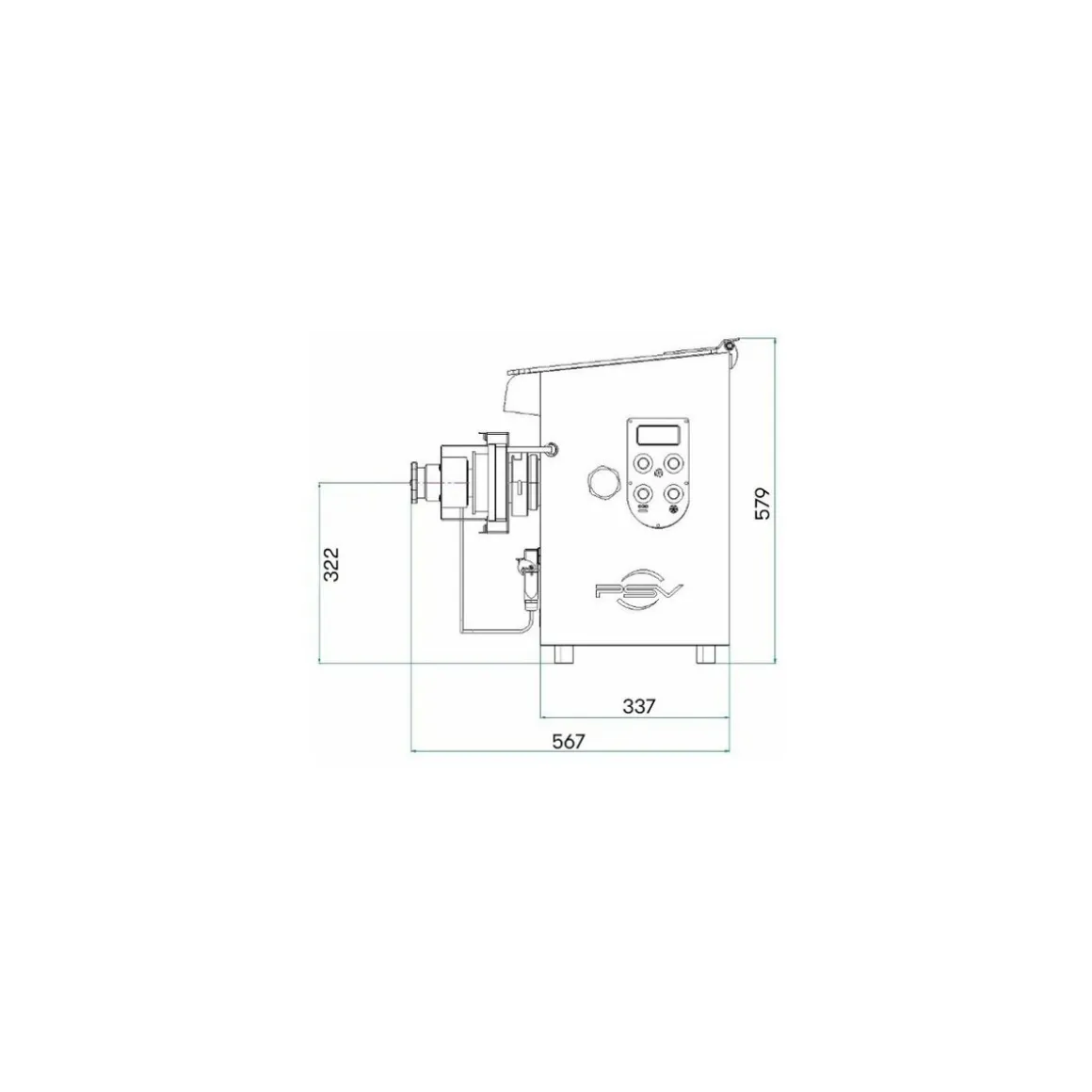 Hachoir réfrigéré DRC CR82 Multi monophasé