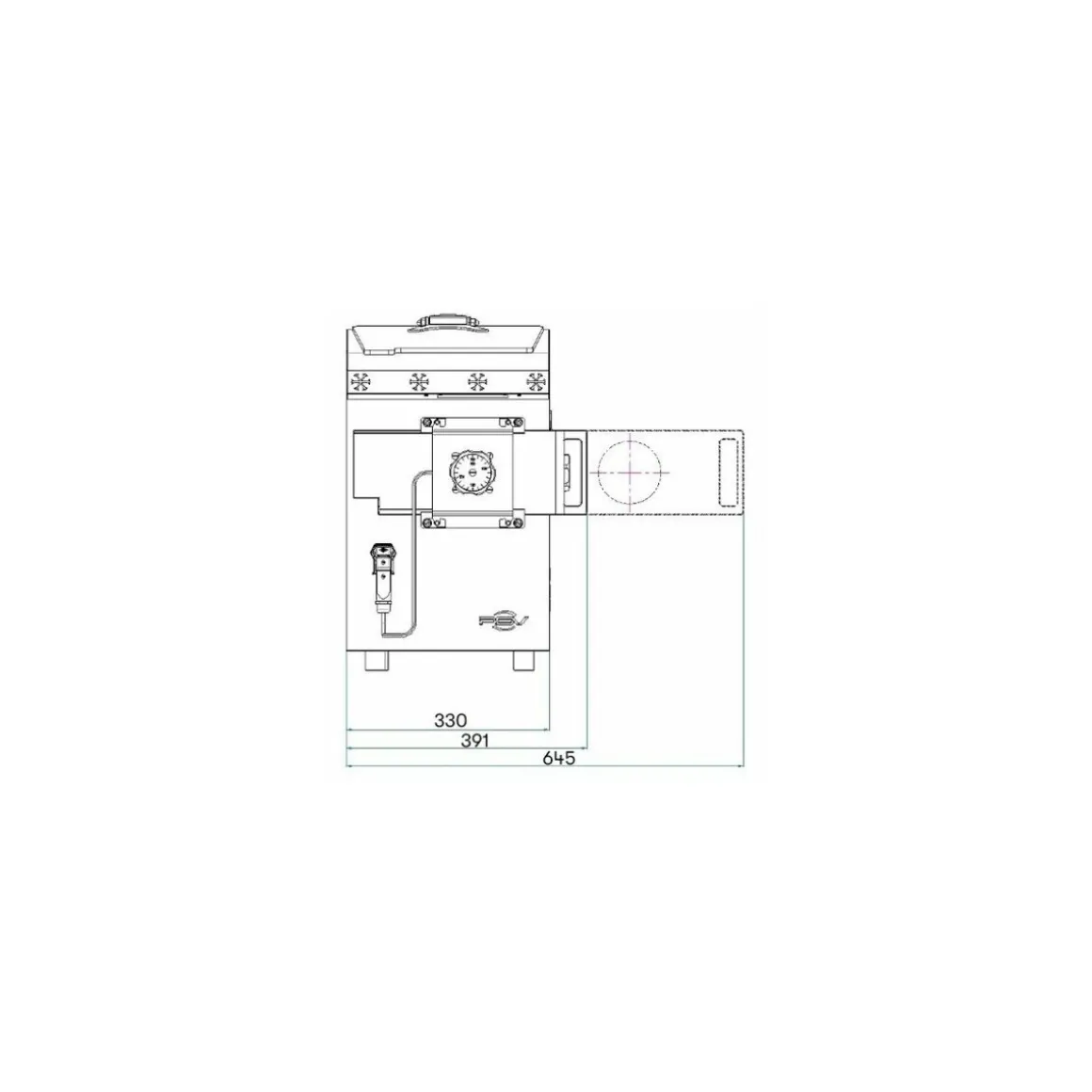 Hachoir réfrigéré DRC CR82 Multi monophasé