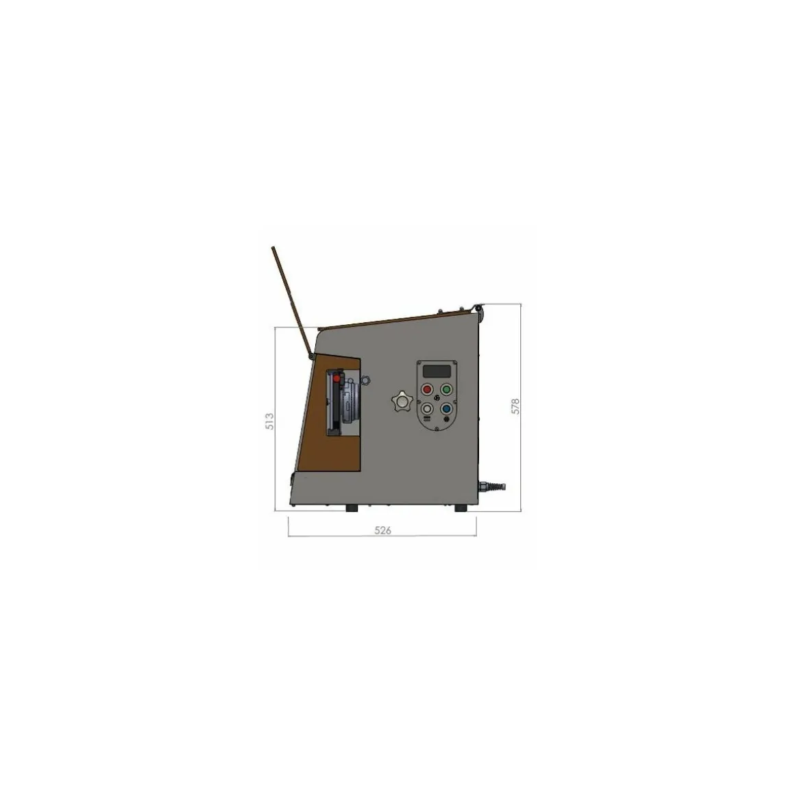 Hachoir réfrigéré VR82T avec vitrine et reconstitueur