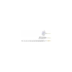 Hatelet bouquet blanc 9 cm - par 50