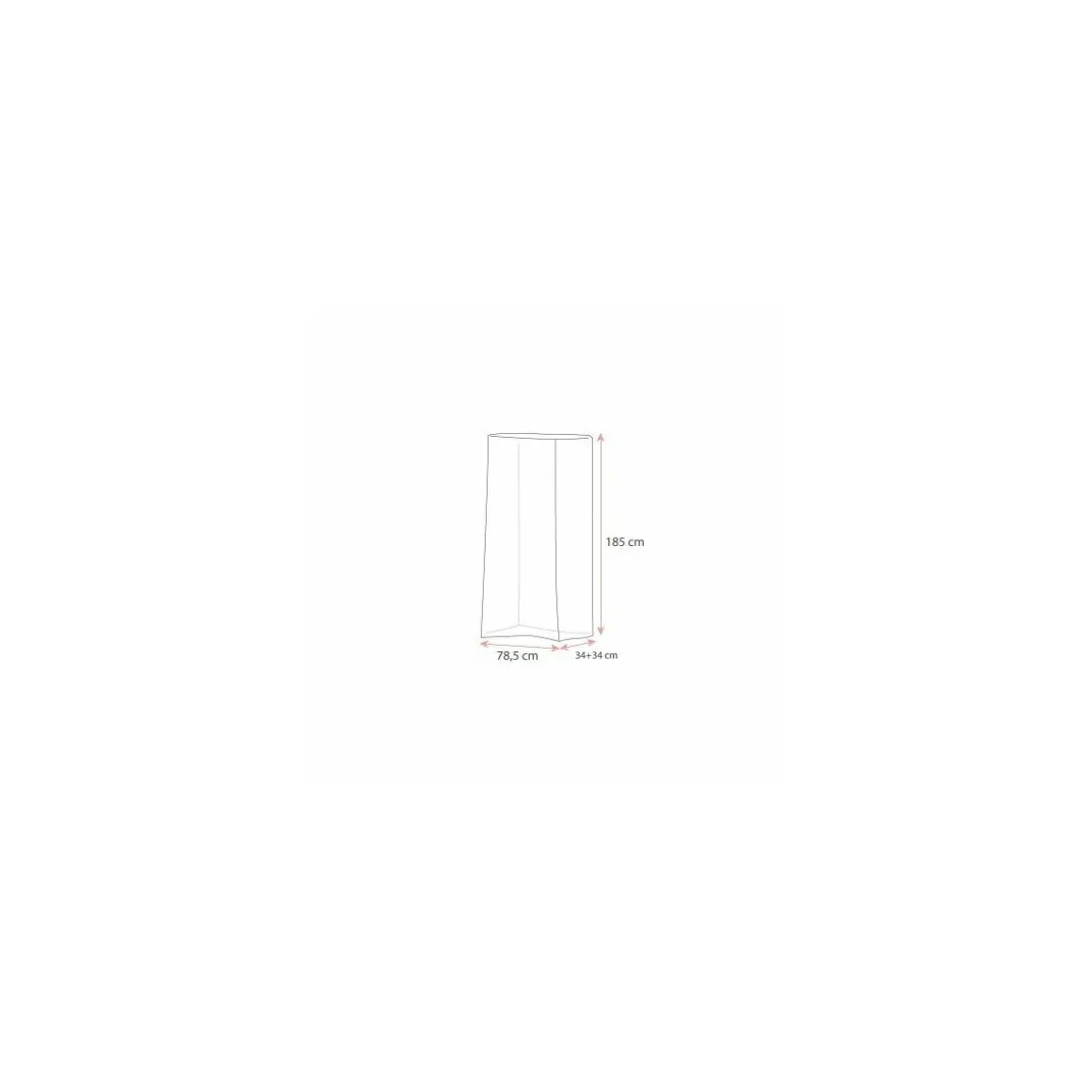 Housse de protection pour chariot GN 2/1 - par 200