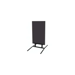 Info trottoir dibond gris 67 x 97 x 121 cm + pied métal