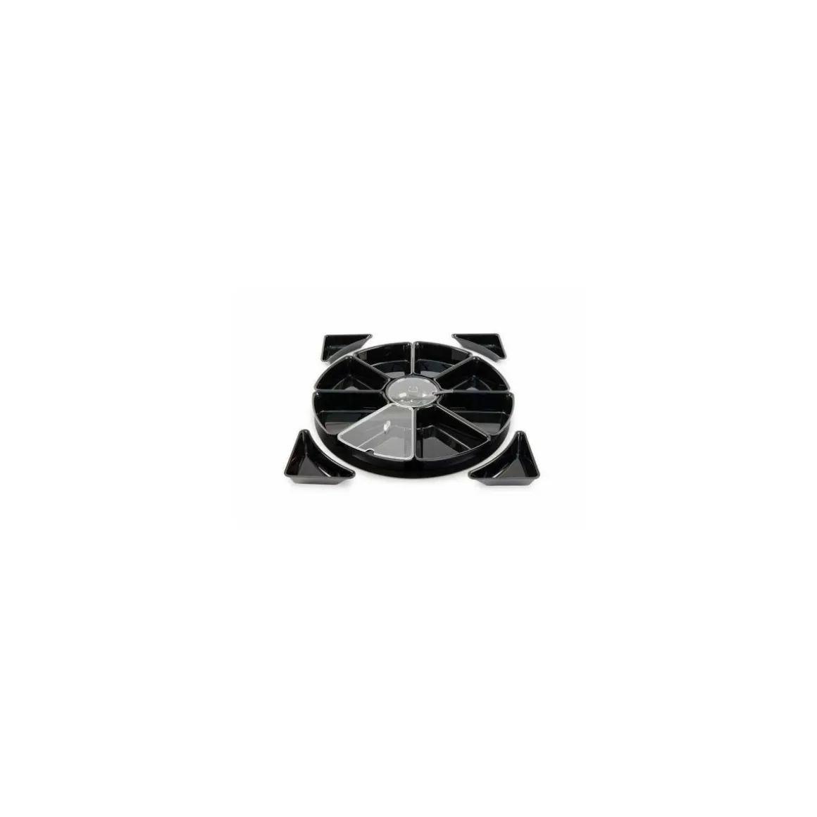 Kit carrousel complet 13 plats noir 80 x 80 cm