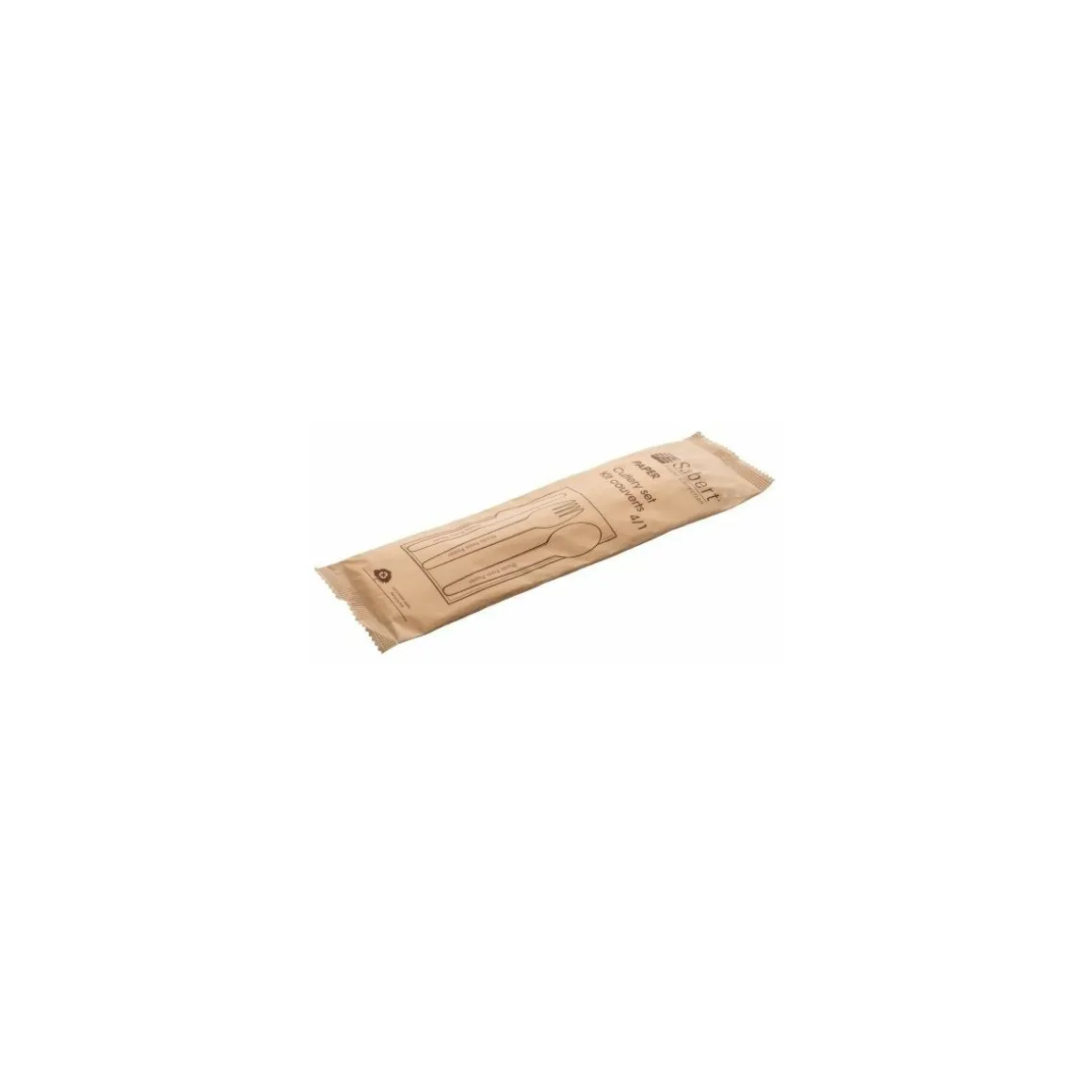 Kit couverts papier 4 en 1 - par 50