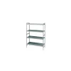 Kit rayonnage 4 niveaux Fermostock 6611 132 x 36 cm