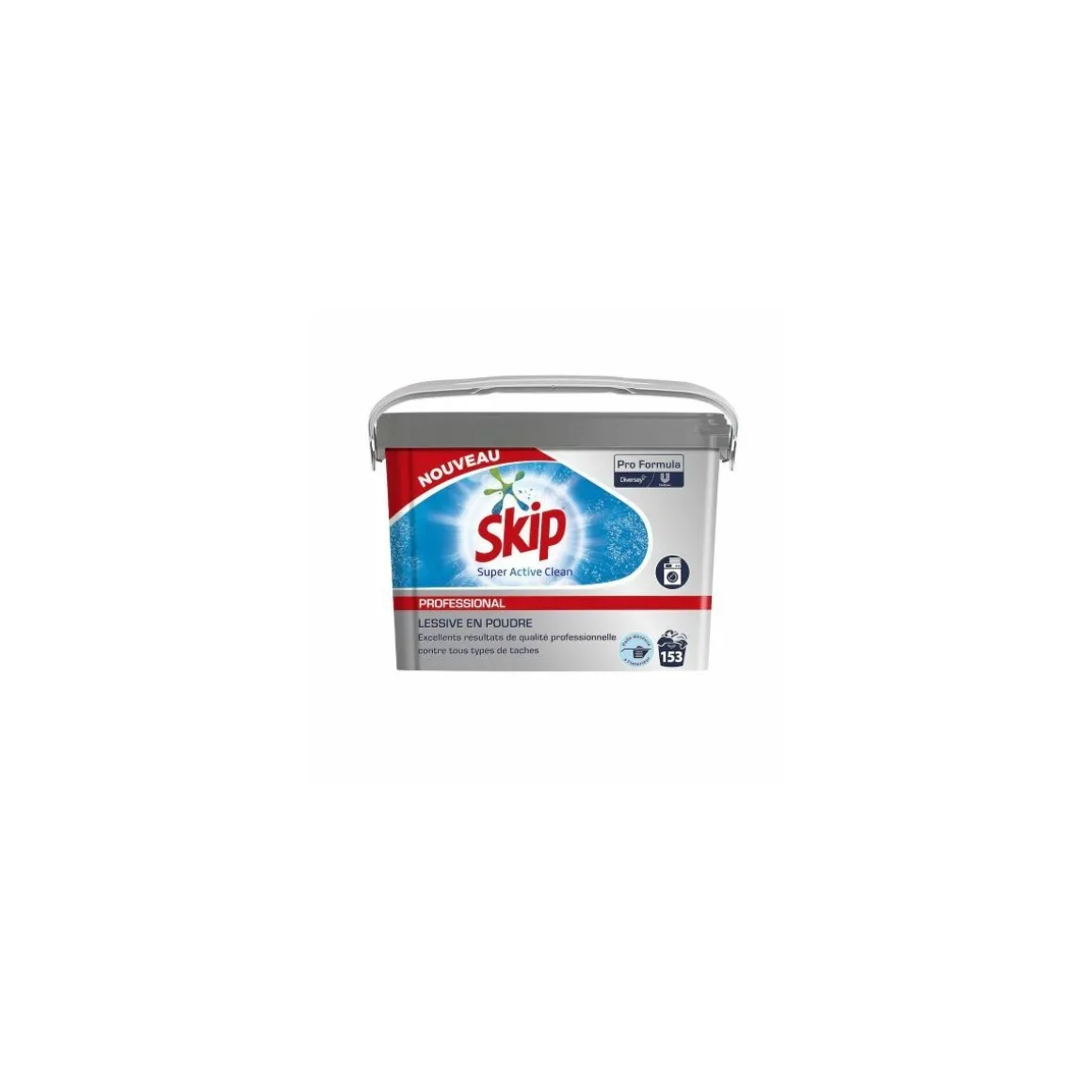 Lessive poudre super active clean Skip pro 153 lavages