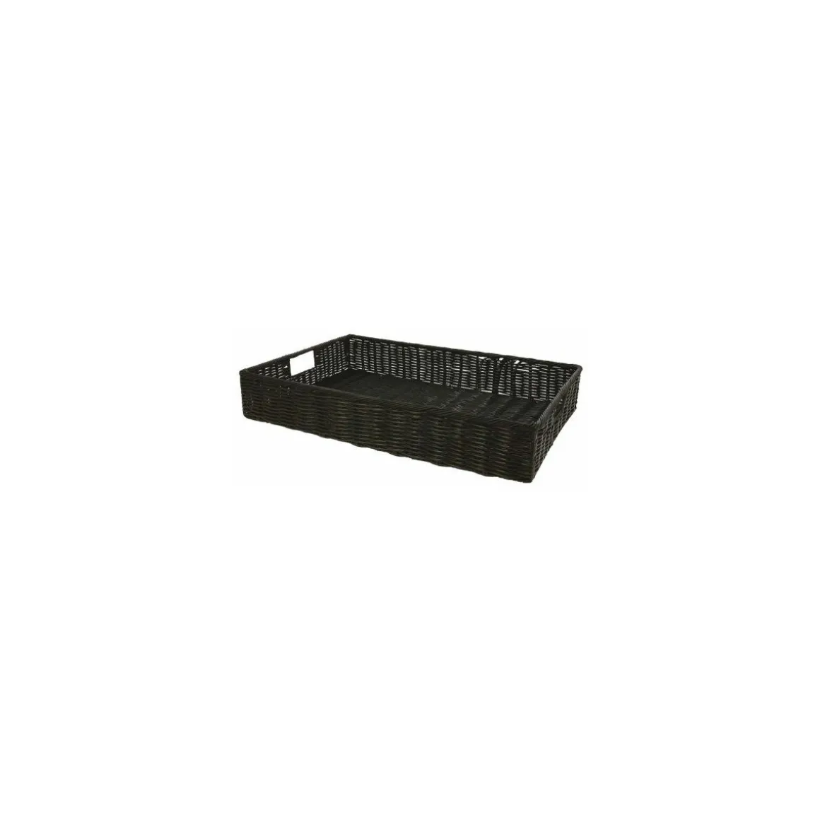 Manne carita noire PP 60 x 40 x 10 cm