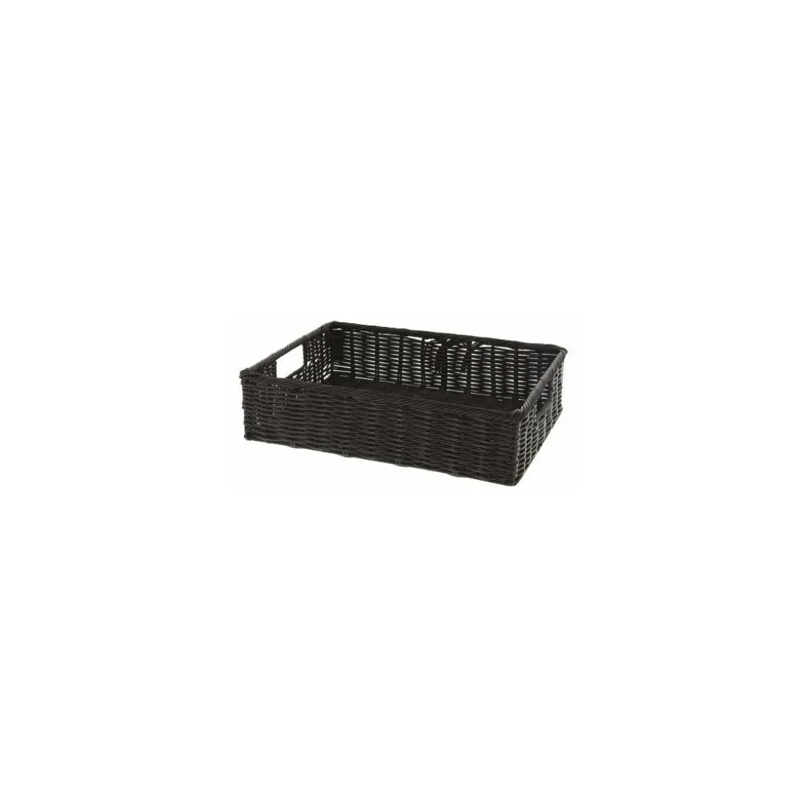 Manne carita noire PP 40 x 30 x 10 cm