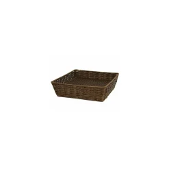 Manne squarre chocolat 25 x 25 x 7,5 cm