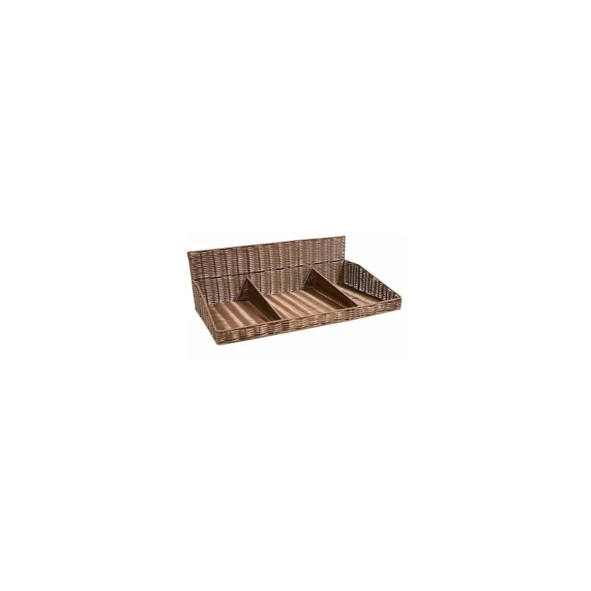 Manne tricase chocolat 60 x 33 x 20 cm