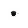 Mini cocotte ronde avec couvercle 90 ml - par 30