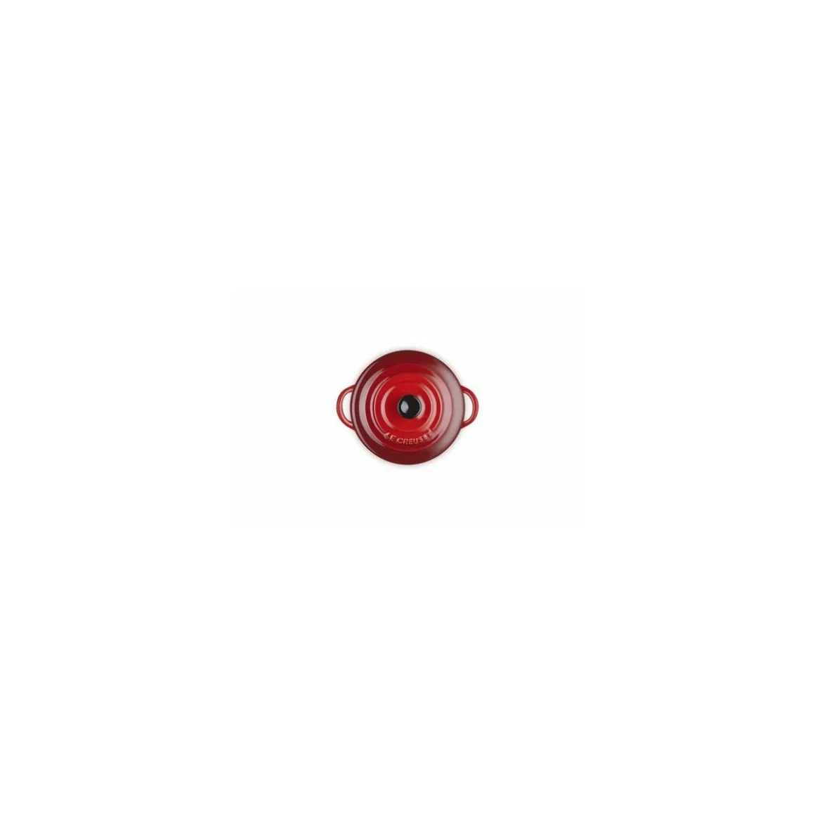 Mini cocotte ronde céramique cerise ø 10 cm