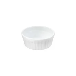 Mini ramequin plissé porcelaine ø 6,5 cm - par 12